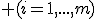 x_i\in\mathbb{R}^n \; (i=1,...,m)