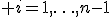 H_1: \; |\mu_{i+1} - \mu_i| > 0, \; i=1,\ldots,n-1