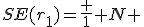 SE(r_1)=\frac {1} {N} 