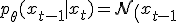 p_\theta(x_{t-1} \mid x_t) = \mathcal{N}\!\left(x_{t-1};\; \mu_\theta(x_t, t),\; \Sigma_\theta(x_t, t)\right).
